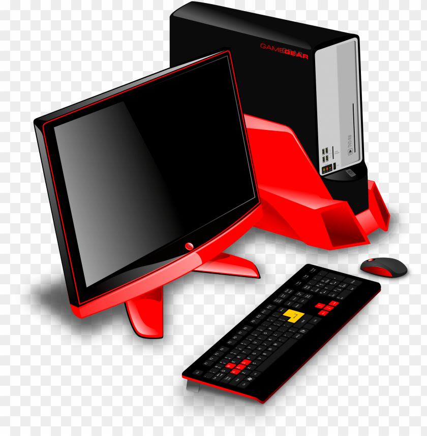 desktop computer clipart png