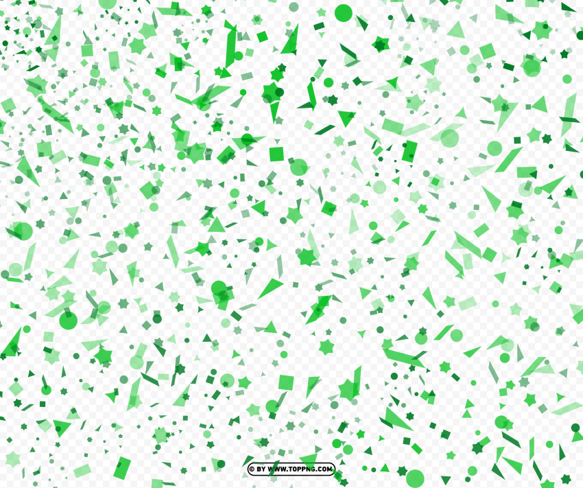 confetti geometric forms green color png , Confetti png,Confetti png transparent,Png confetti,Transparent background confetti png,Transparent confetti png,Party confetti png