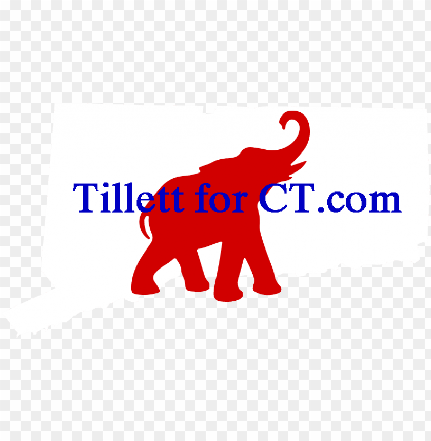 republican elephant, elephant, raised hands, elephant silhouette, tree trunk, baby elephant