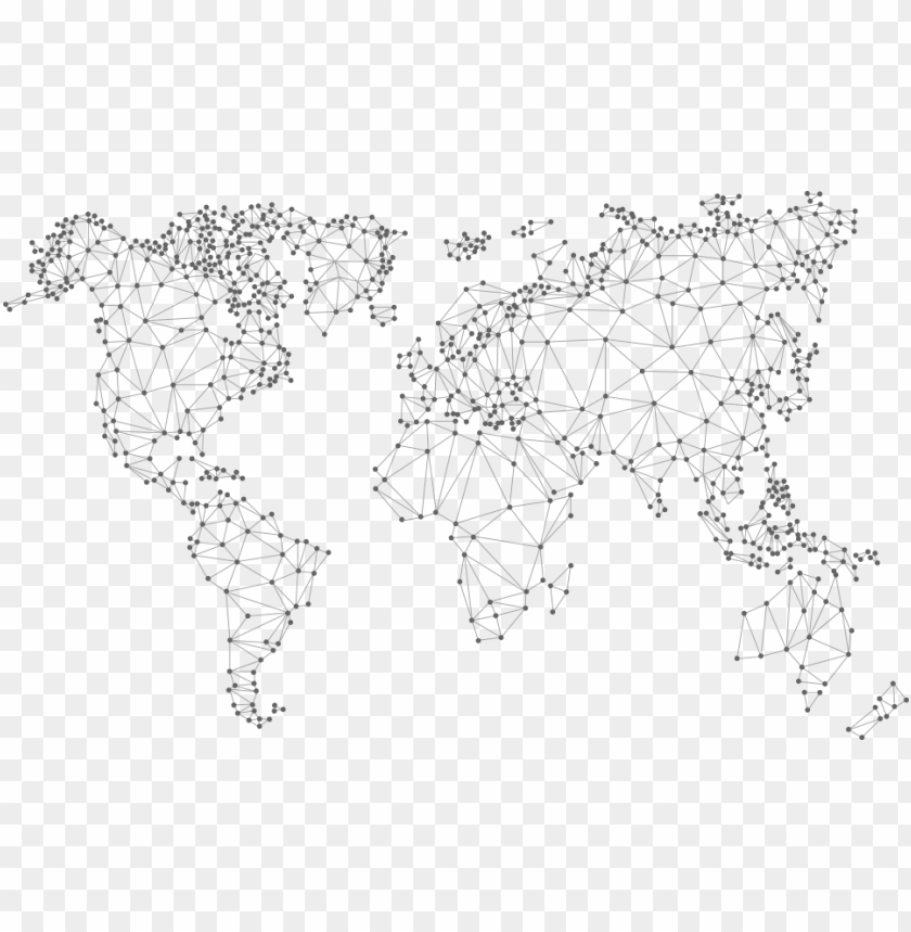 contact digital world map PNG transparent with Clear Background ID 281492