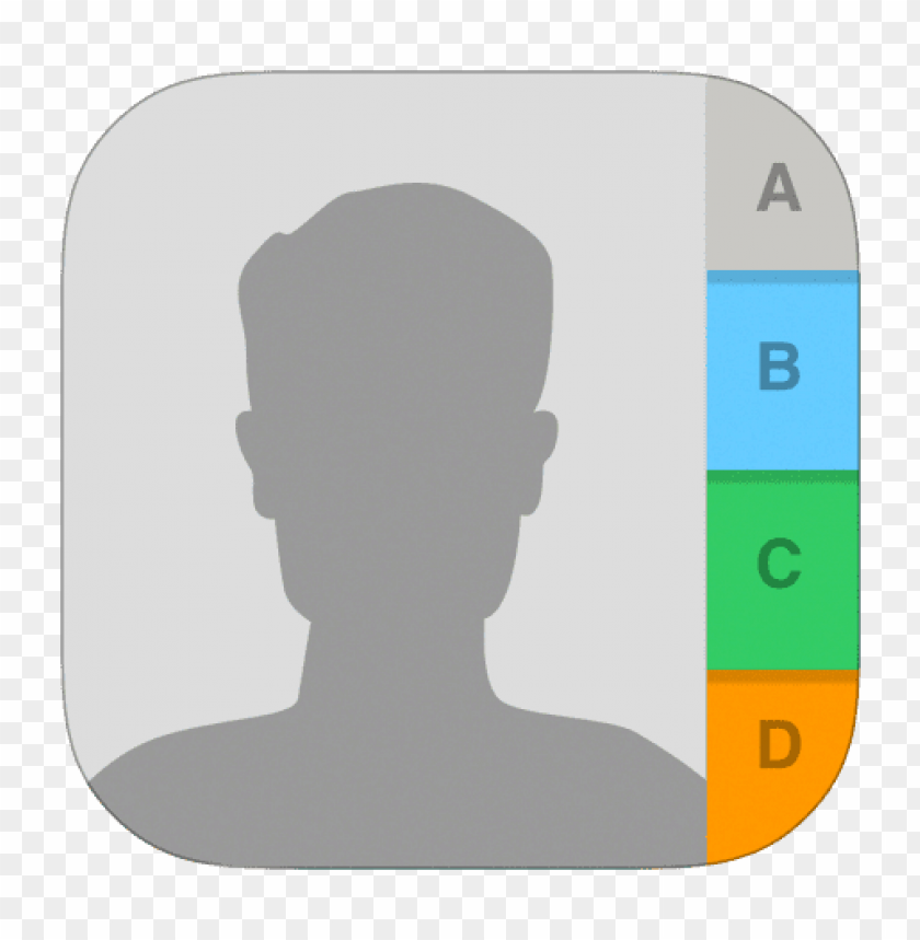 contacts icon ios 7 png - Free PNG Images ID 17799