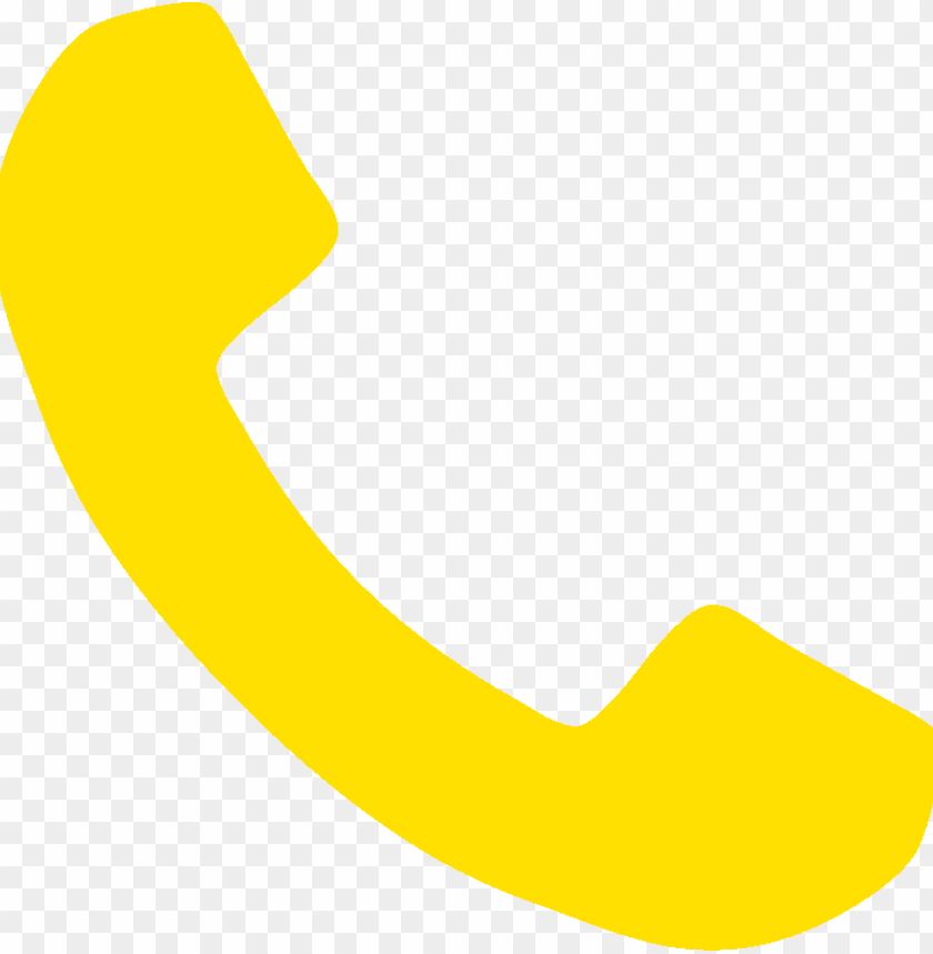 contacts yellow phone icon PNG transparent with Clear Background ID 188391