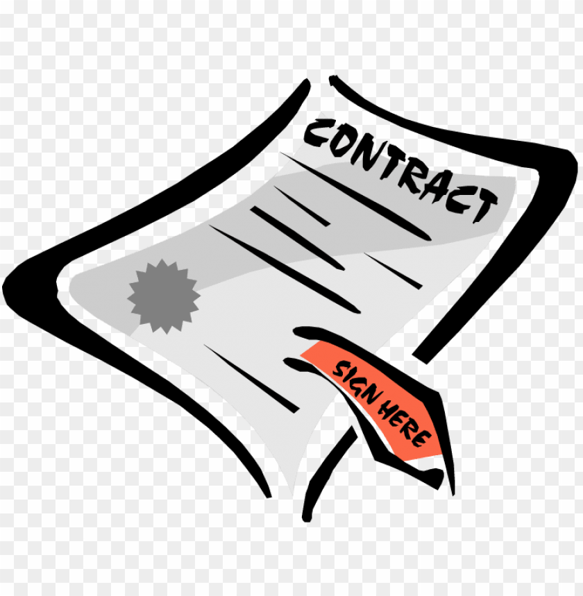 Contracts - - Contract Clipart PNG Image With Transparent Background