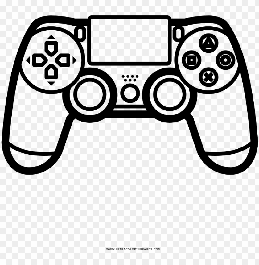 controller coloring page - game controller coloring page PNG image with transparent background@toppng.com