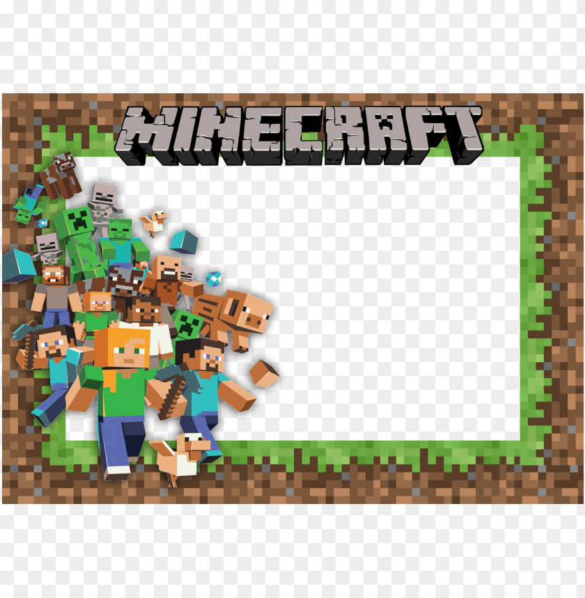 convite minecraft PNG transparent with Clear Background ID 102166
