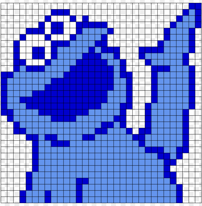 Cookie Monster Perler Bead Pattern Bead Sprite Minecraft
