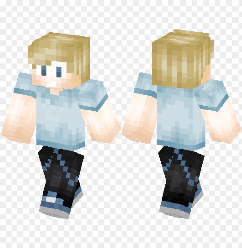 Cool Blond Hair Boy Minecraft Blond Boy Ski Png Image With