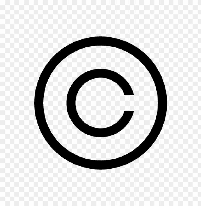 Copyright Symbol Vector Free Download Toppng