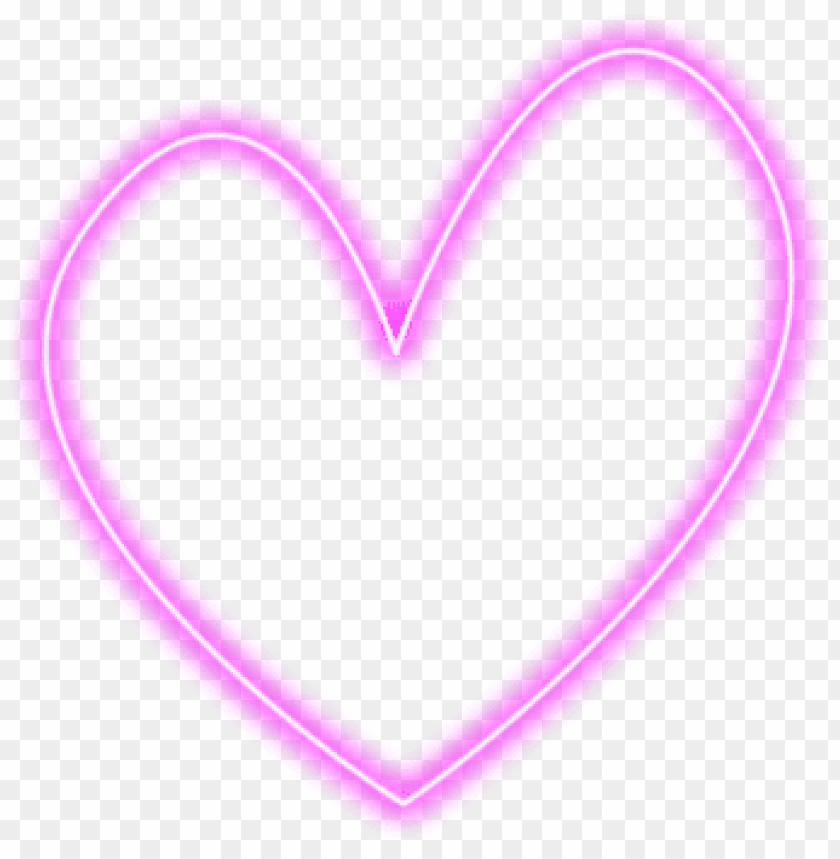 coração neon