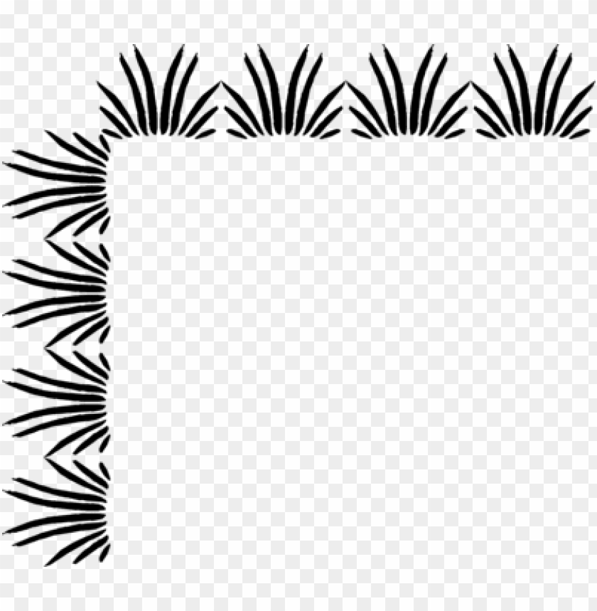 corner border design png transparent corner border black and white PNG transparent with Clear Background ID 227188