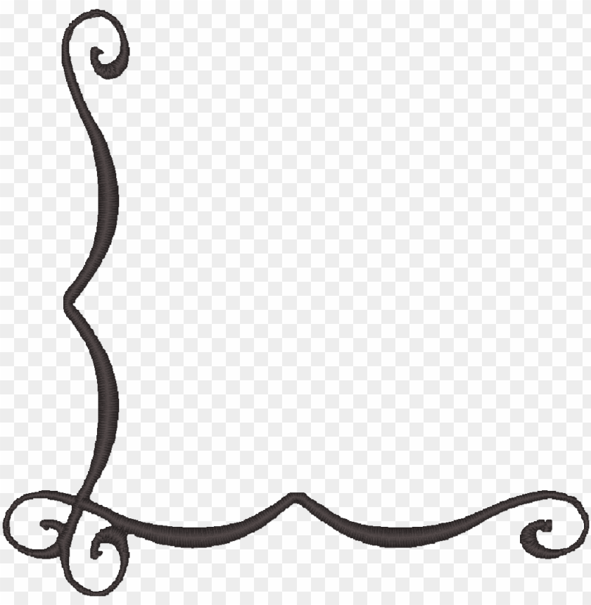 corner swirl designs clip art simple corner borders PNG transparent with Clear Background ID 192572
