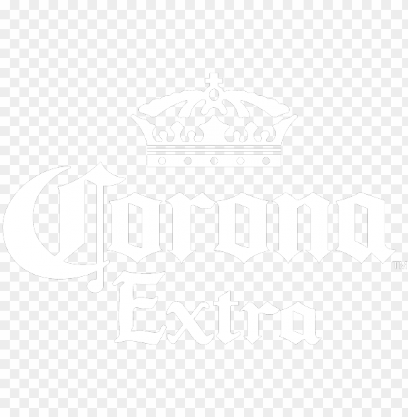 corona beer logo png download - corona extra logo white PNG image with transparent background@toppng.com