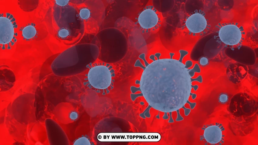 Coronavirus in Blood Detailed 3D Vector Macro Illustration Images, EG-5 ,COVID-19, Marburg Virus, Virus, Deadly, Pathogen