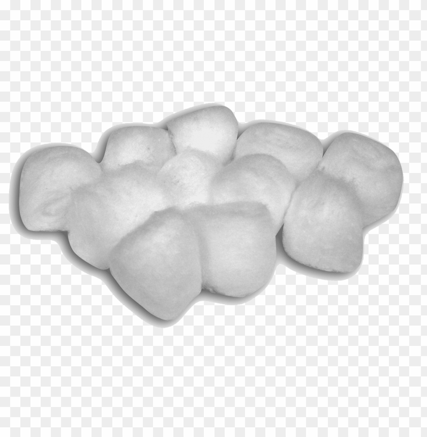 Transparent Background PNG of cotton ball - Image ID 36956