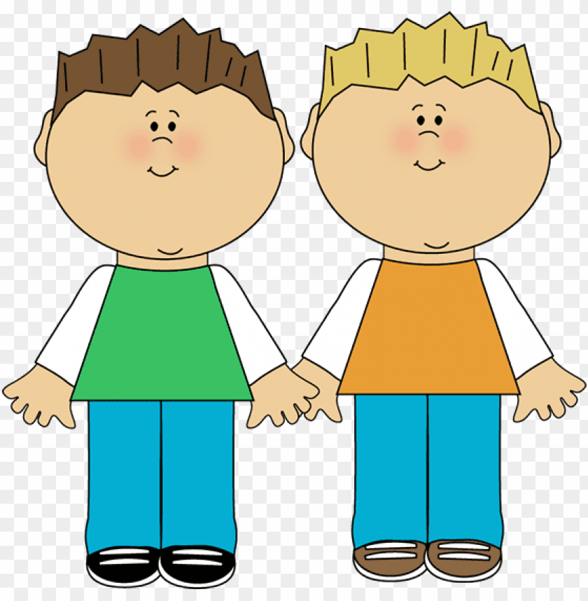 Couple Family Clipart - Brother Sister Clipart PNG Image With Transparent Background