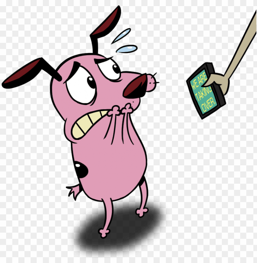 Courage The Cowardly Dog Png Image With Transparent Background Toppng - courage the cowardly dog roblox