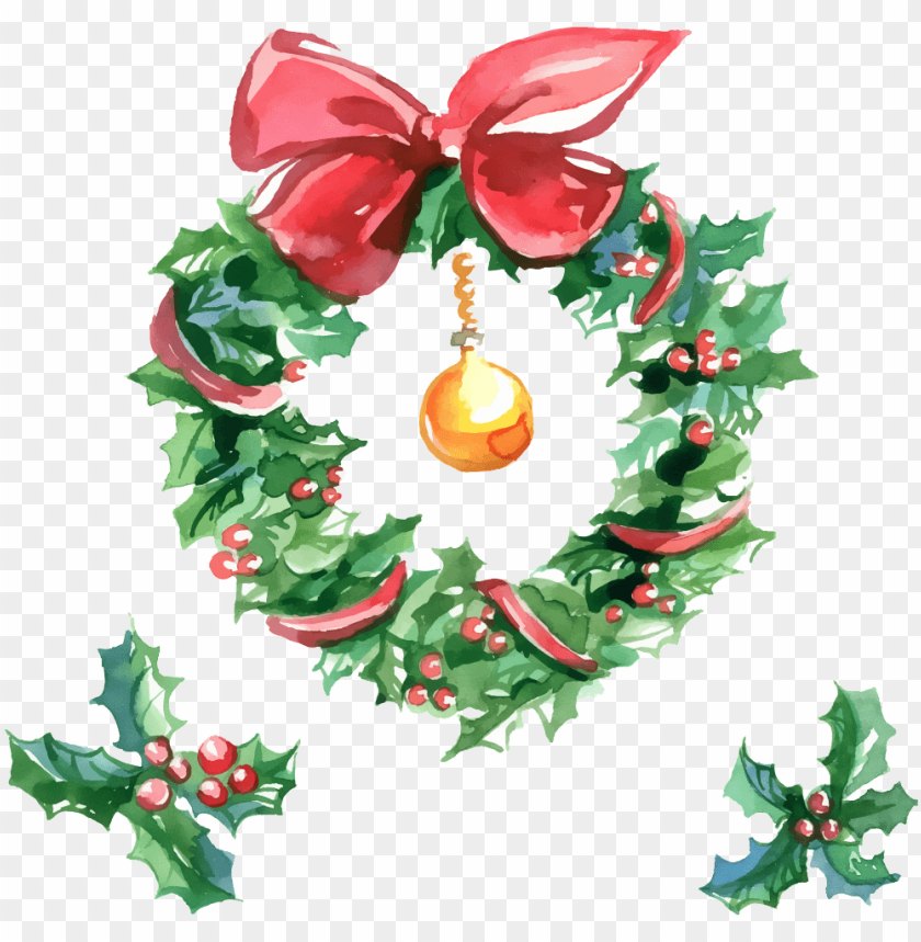 christmas bow, christmas garland, christmas ornament, christmas present, christmas lights border, christmas tree vector