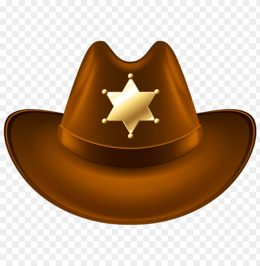 Download Cowboy Hat With Sheriff Badge Transparent Clipart Png Photo Toppng - roblox golden bowler hat