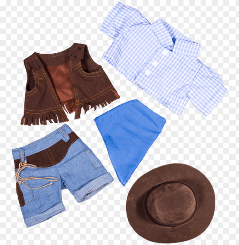 free PNG cowboy outfit with cowboy hat - teddy bear PNG image with transparent background PNG images transparent