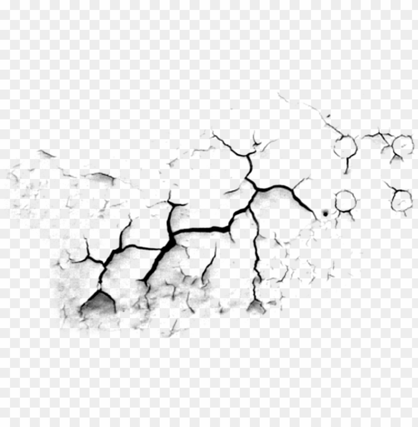 cracked cracks broken texture design black concrete - png materials for photos hope editi PNG image with transparent background@toppng.com