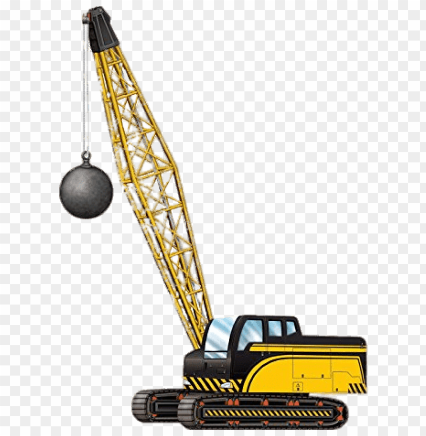 tools and parts, wrecking balls, crane with wrecking ball, 