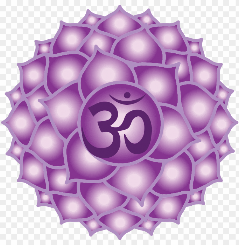 crown chakra symbol - 1000 petal lotus tattoo PNG image with transparent  background | TOPpng