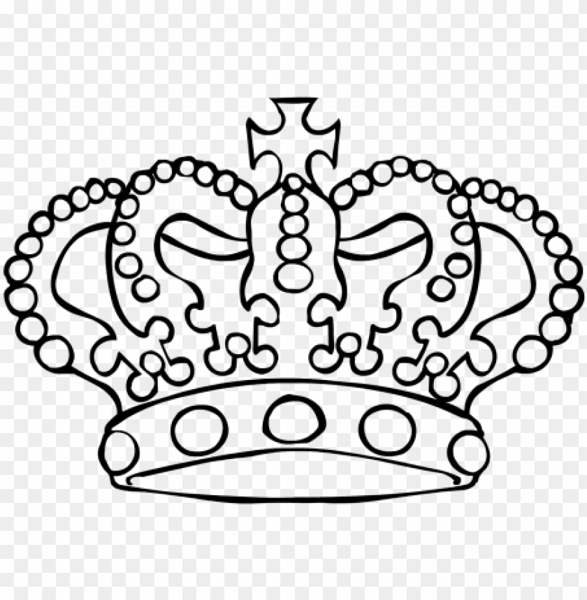 crown outline - crown tattoo design outline PNG image with transparent  background | TOPpng