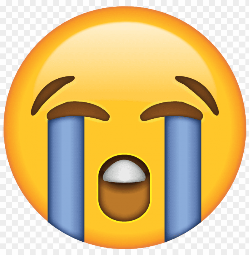 crying face emoji PNG image with transparent background@toppng.com