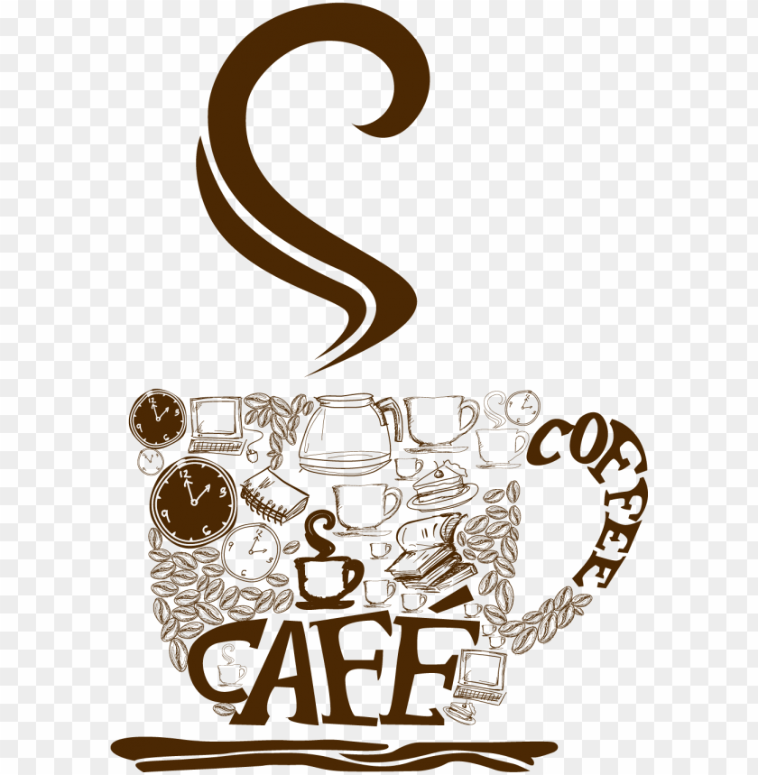 Cup Coffee  Vector PNG Image With Transparent Background