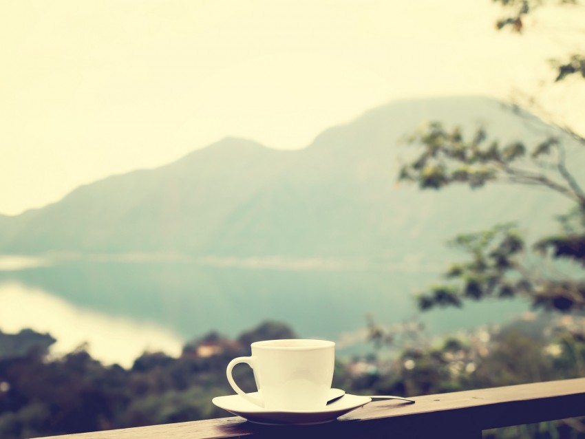 cup, mood, solitude, mountains, freedom