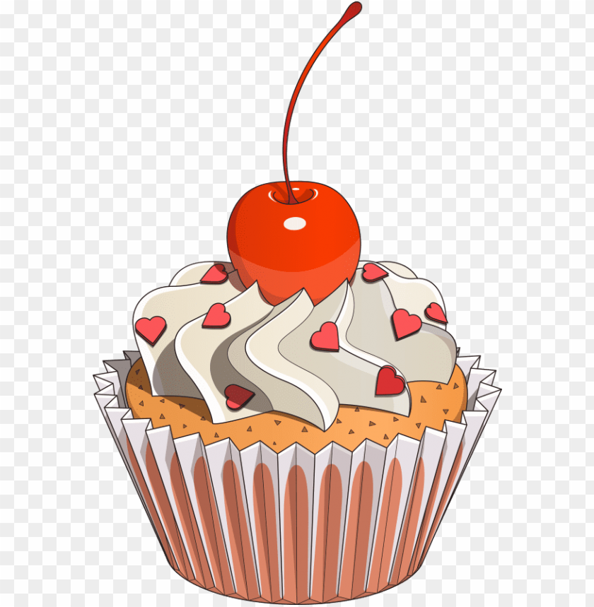 cupcake cherry cake - cupcake cherry cake PNG image with transparent background@toppng.com