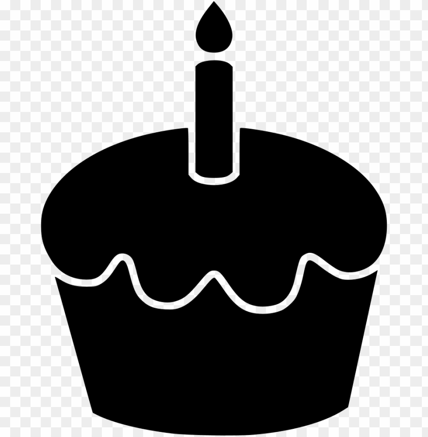 free PNG cupcake muffin candle cake party svg png icon free - cupcake with candle icons PNG image with transparent background PNG images transparent