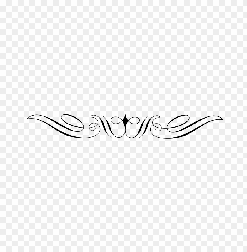 curly art nouveau divider PNG transparent with Clear Background ID 118855