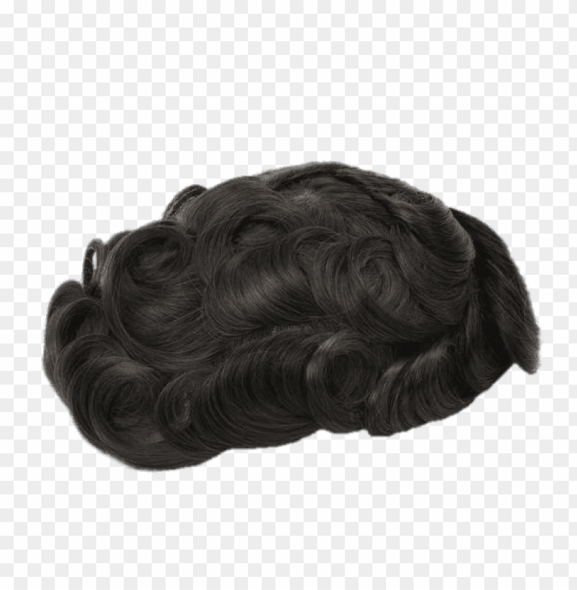 Curly Hair Toupee Png Image With Transparent Background Toppng