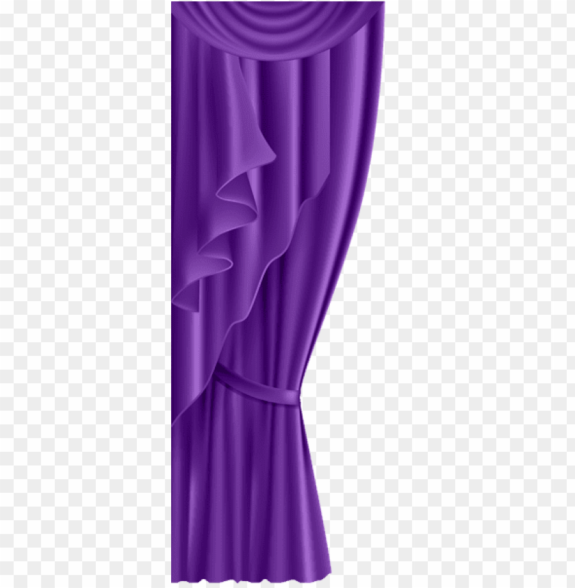 curtain purple transparent