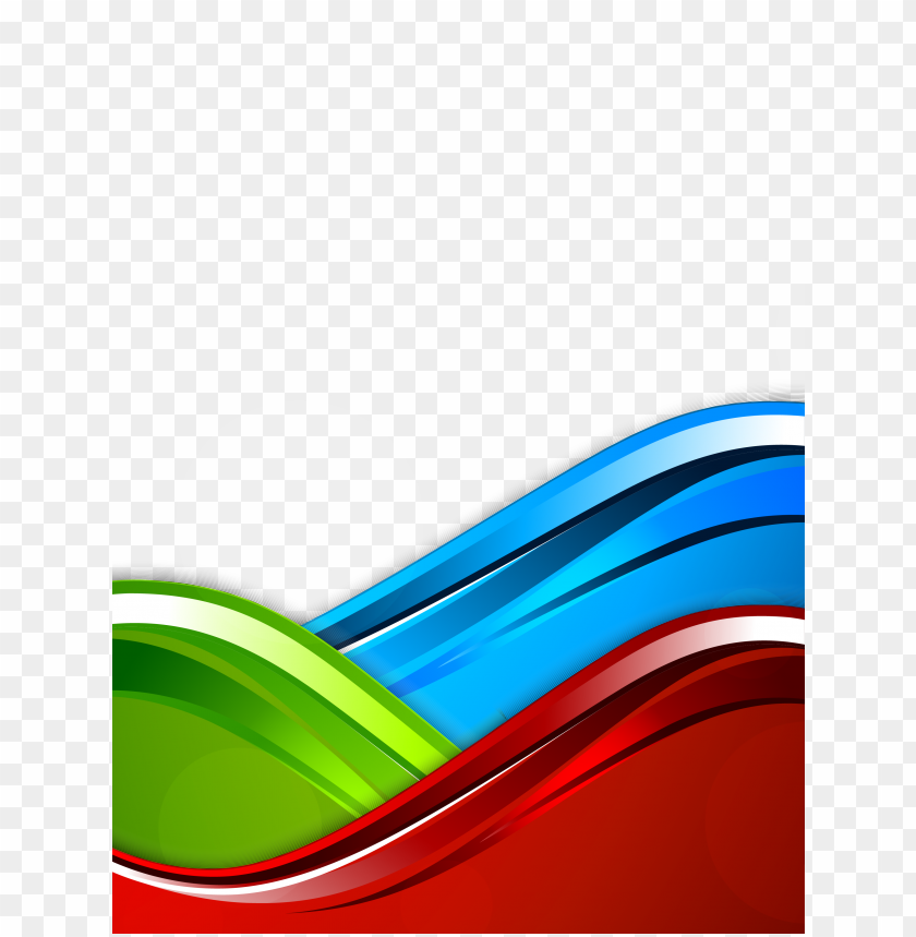 curve pattern blue red green PNG image with transparent background@toppng.com