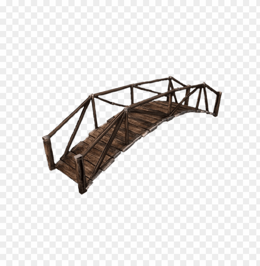 transport, bridges, curved plank bridge, 