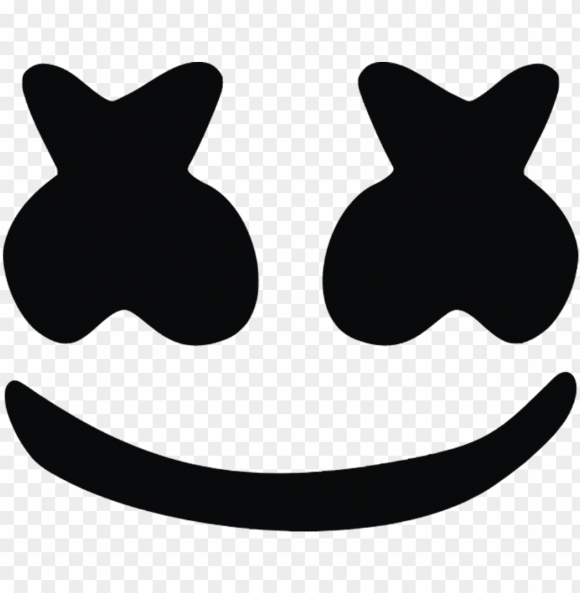 Custom Marshmello Face Tank Top Marshmello Logo Png Image With