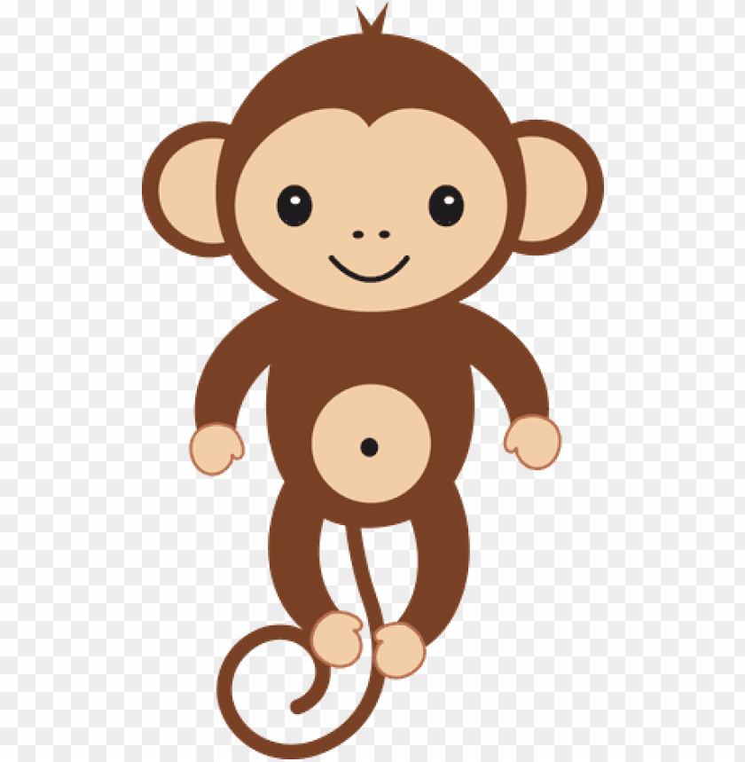 Download Cute Baby Monkey Mono Dibujo Png Image With Transparent Background Toppng