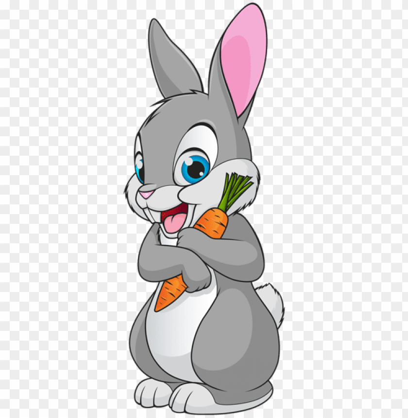Download cute bunny cartoon transparent clipart png photo | TOPpng