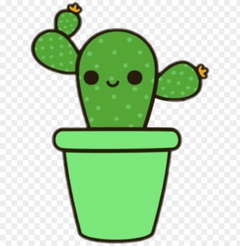 cute cacti - cactus kawaii PNG image with transparent background | TOPpng