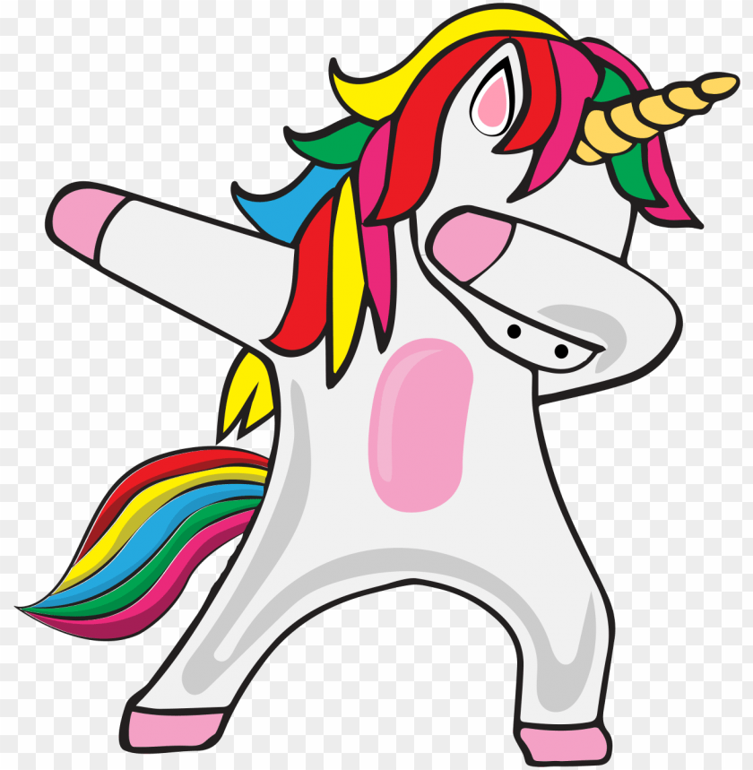 cute dabbing unicorn shirt funny unicorn dab tshirt PNG image with  transparent background | TOPpng