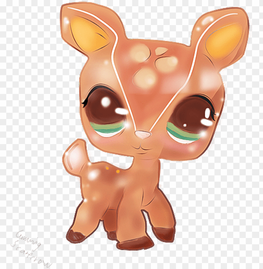 Cute Deer Drawing PNG Image With Transparent Background TOPpng