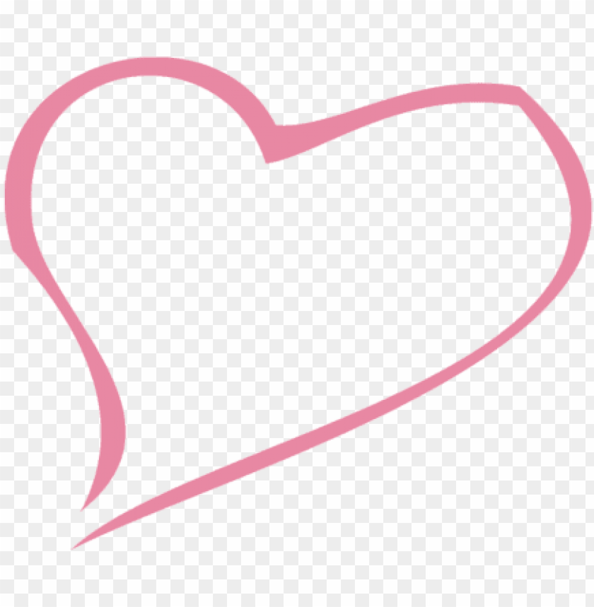 cute heart - transparent heart outline PNG image with transparent backgroun...