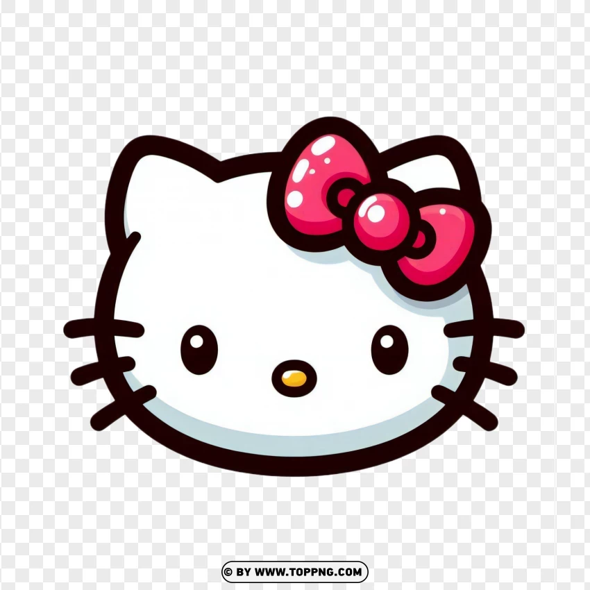 Cute Hello Kitty PNG Transparent Background