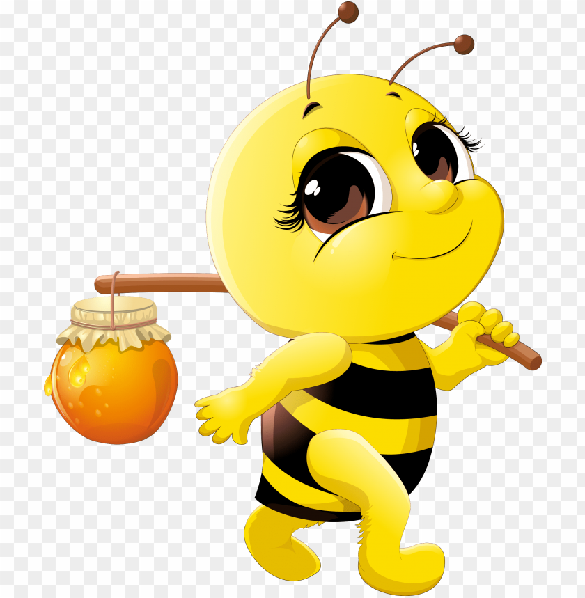 cute honey bee png