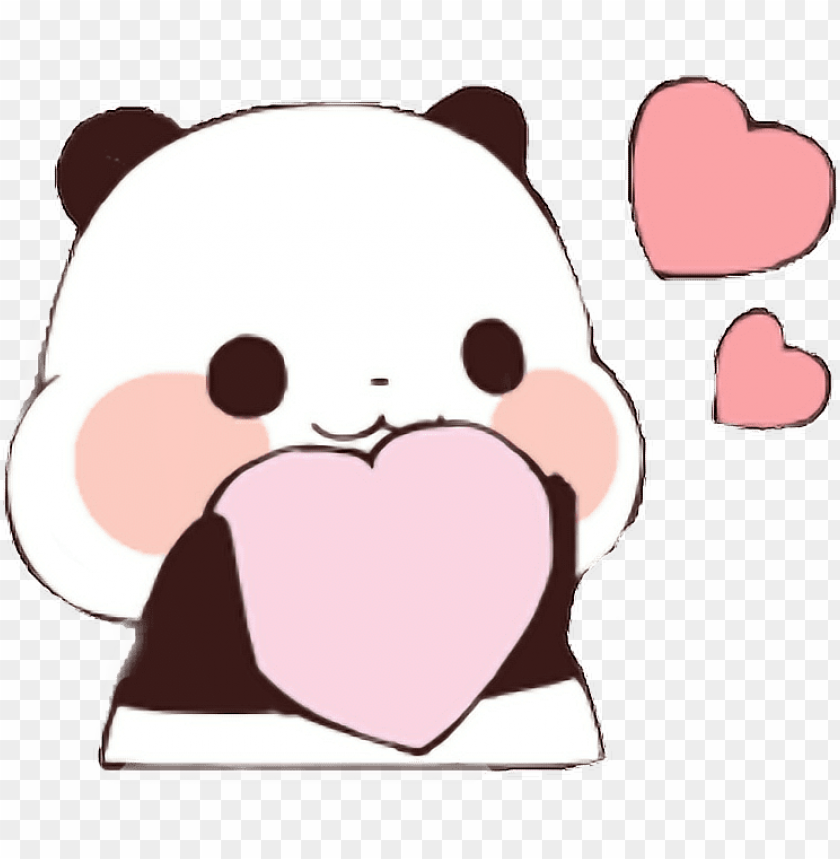 cute kawaii tumblr adorible pan panda freetoedit imagenes de pandas kawaii PNG transparent with Clear Background ID 171798