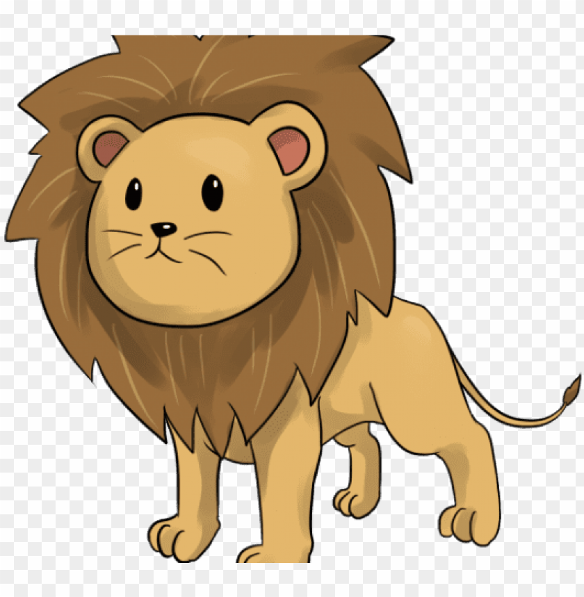 Download Cute Lion Animated Baby Png Image With Transparent Background Toppng