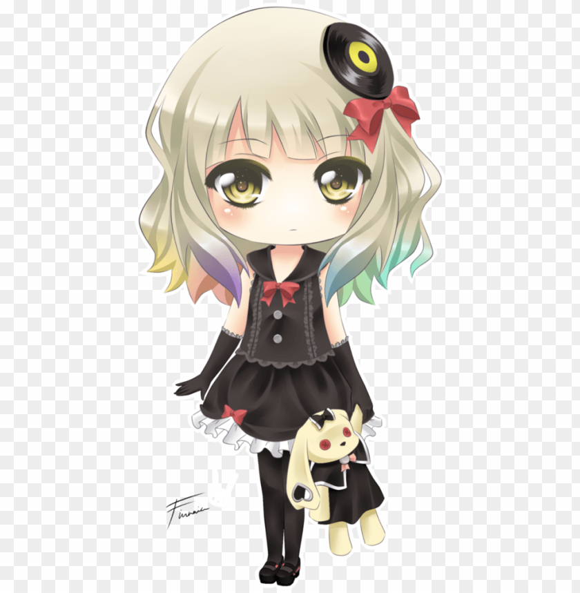 Cute Little Anime Girl Cute Chibi Png Image With Transparent