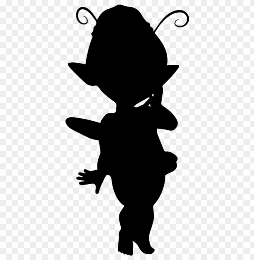 Download Cute Little Fairy Silhouette Png Free Png Images Toppng